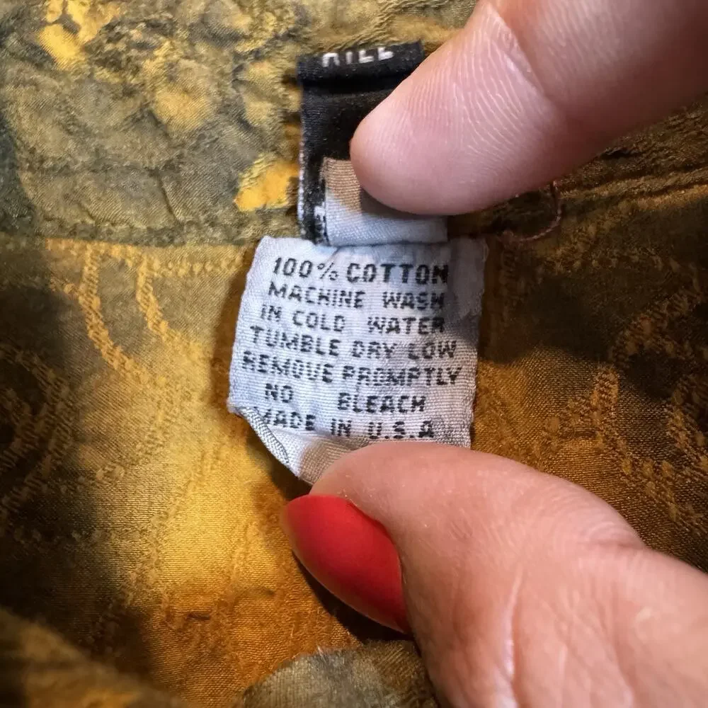 Dress to Kill LagenLook One Size Art to Wear Tie Dye Button Up Top - Picture 7 of 12